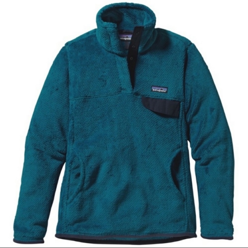 Patagonia Snap-T Fleece Pullover in Blue/dark teal